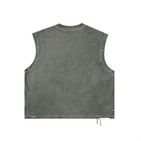 CHROME Distressed Grommet Eyelet Tank Top