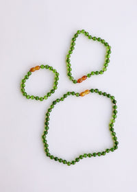 Pure Gemstone + Peridot || Anklet or Bracelet