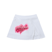 PRETTY PAIN High-Waist Pocketed A-Line Skirt