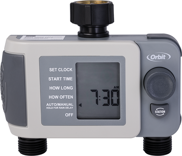 2-Outlet Programmable Hose Faucet Timer 24621