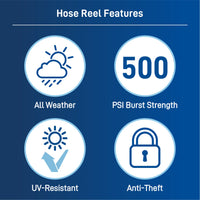 Orbit 50'x5/8" AUTO Retract Hose Reel 28229