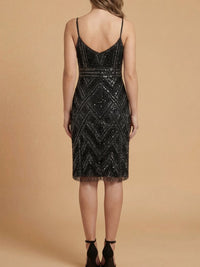 Lara 28860 - Beaded Flounce Dress