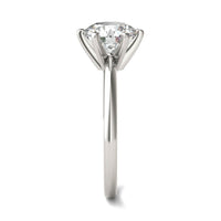 2.00 CTW AGI Certified Lab Grown Diamond Solitaire Engagement Ring – G-VS Clarity, 14K White Gold