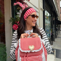 Seaside Sweetheart Headband Set Gingham & Lace