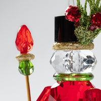 Sparkling Musician Nutcracker Ornament