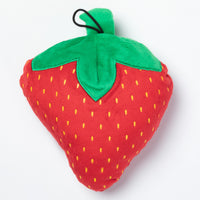 Strawberry Squeaker Dog Toy