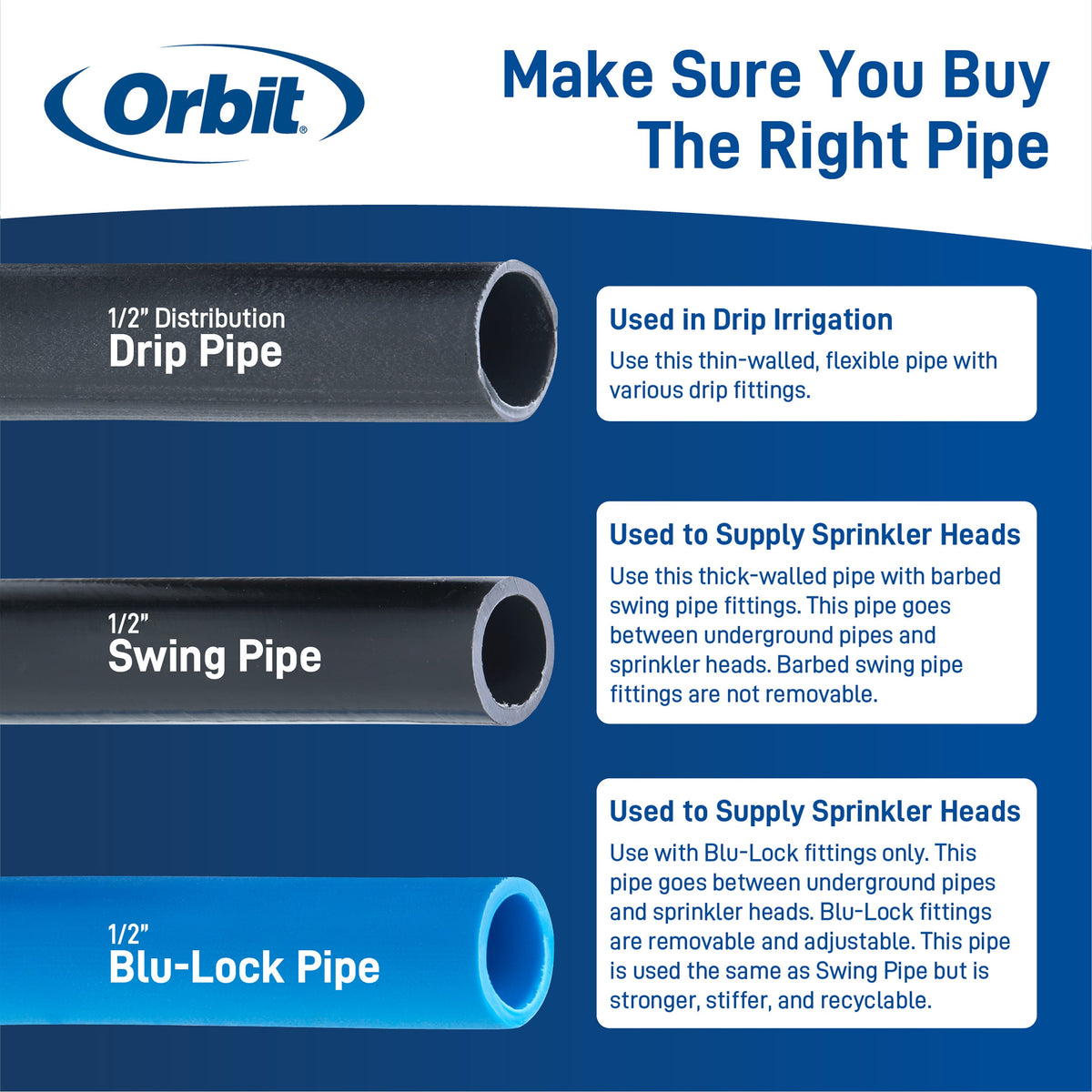1/2" x 50' Riser Flex Pipe 37154