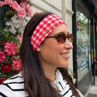 Seaside Sweetheart Headband Set Gingham & Lace