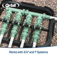 4-Valve Preassembled Manifold with PVC adapters 57257