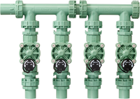 4-Valve Preassembled Manifold with PVC adapters 57257