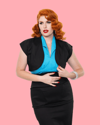 LadySplendorClothing classic skirt and bolero set displayed on a model, featuring elegant fabric and stylish design.