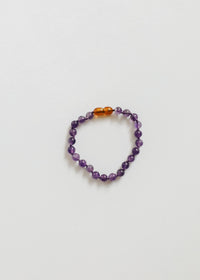 Pure Gemstone + Amethyst || Anklet or Bracelet