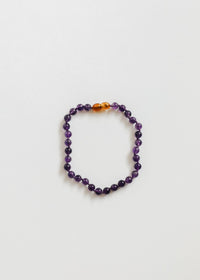 Pure Gemstone + Amethyst || Anklet or Bracelet