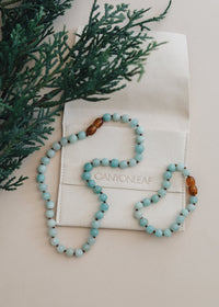 Pure Gemstone + Amazonite || Anklet or Bracelet