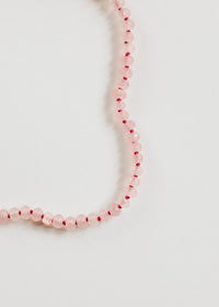 Natural Rose Quartz + 14k Gold Filled Toggle || Gemstone Necklace