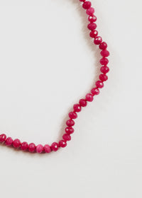 Pink Jade + 14k Gold Filled Toggle || Gemstone Necklace