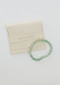 Aventurine Gemstone + 14K Gold Filled || Beaded Stretch Bracelets
