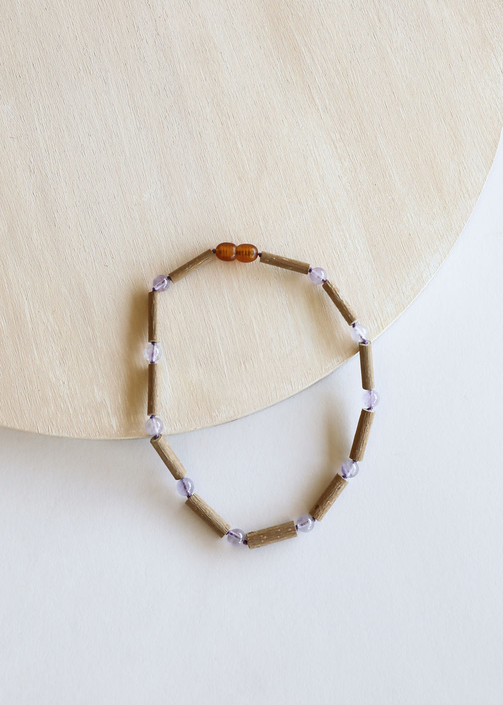 Hazelwood + Amethyst Necklace