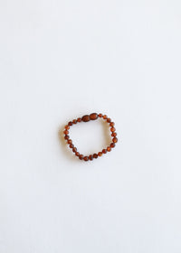 Raw Cognac Baltic Amber || Anklet or Bracelet