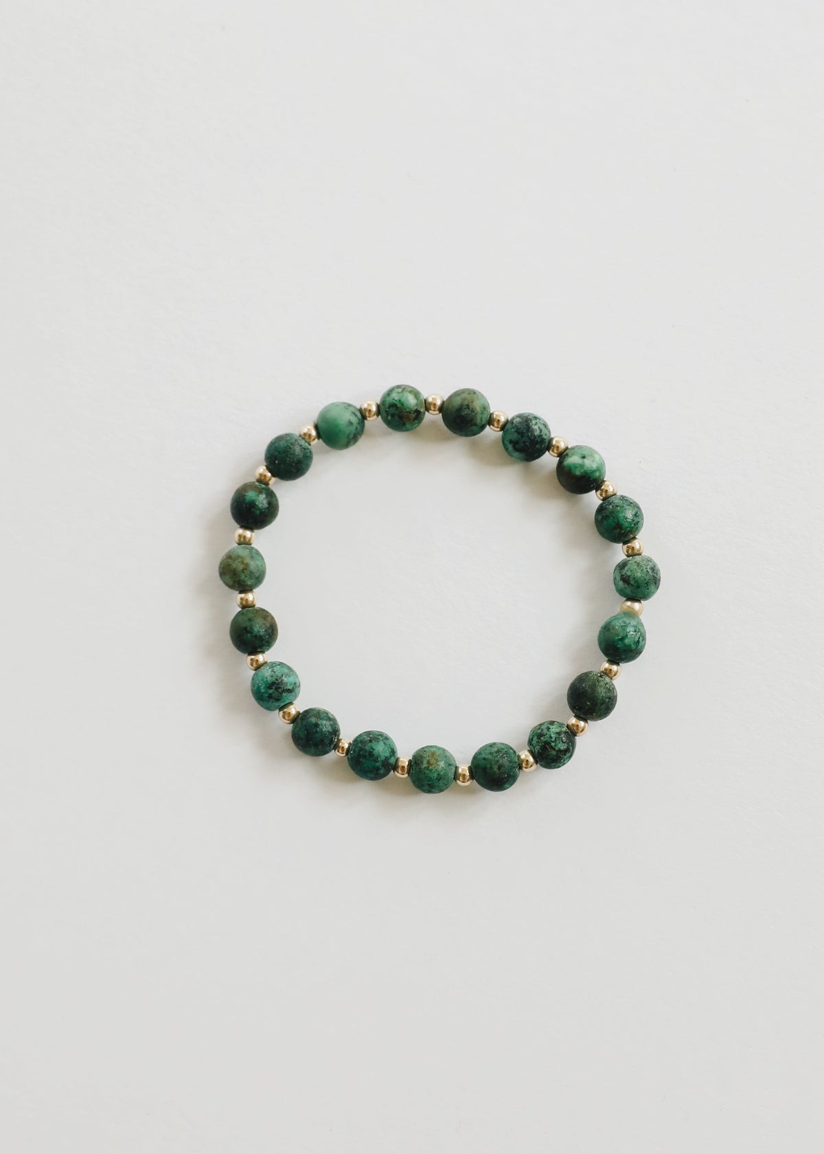 Turquoise Jasper :14k Gold Filled Sun + Moon || Adult Bracelets