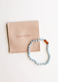 Pure Gemstone + Aquamarine|| Anklet or Bracelet