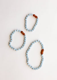 Pure Gemstone + Aquamarine|| Anklet or Bracelet