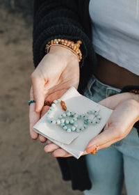 Pure Gemstone + Amazonite || Necklace