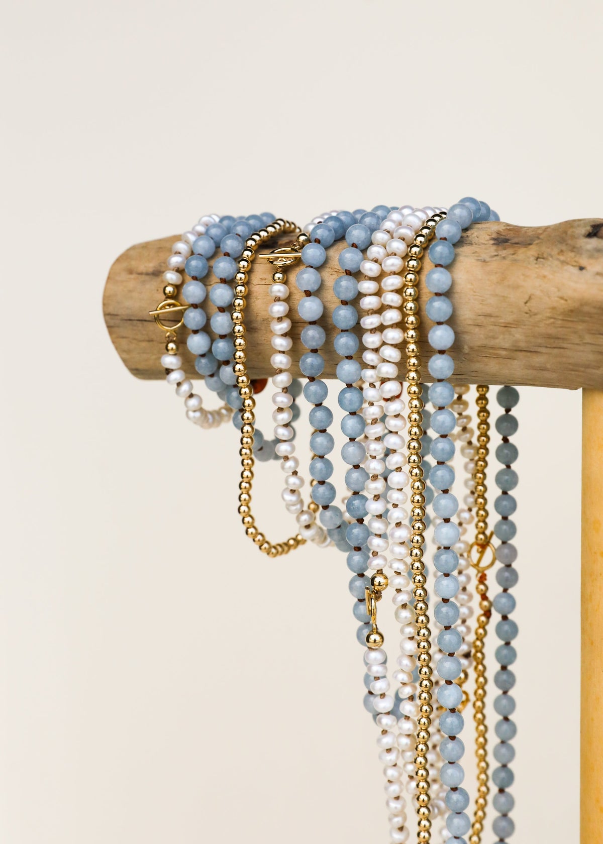 Pure Gemstone + Aquamarine|| Anklet or Bracelet