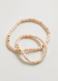 Pure Sea Shell + 14k Gold Filled || Stretch Anklet or Bracelet