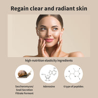 Benton Snail Bee Ultimate Serum Plus in a clear glass bottle with dropper, showcasing the skincare serum by AsiaBeautyMall