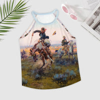 Baha Ranch Vintage Western Cowboy Women's Tank Top