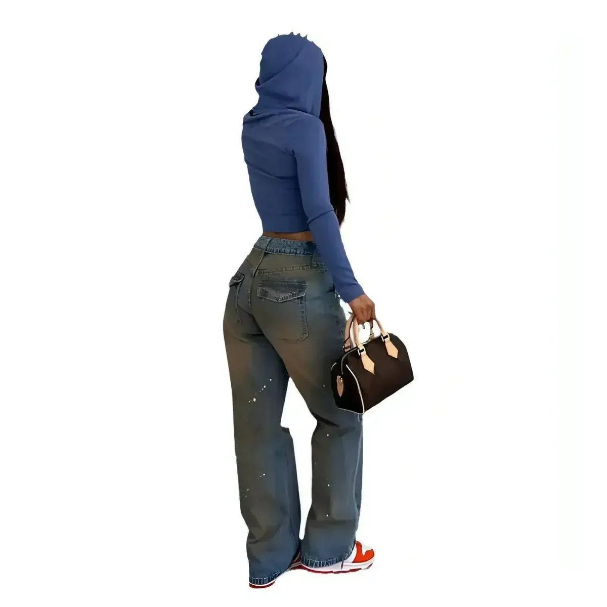 UrbanEase™ – Loose High Waist Street Jeans