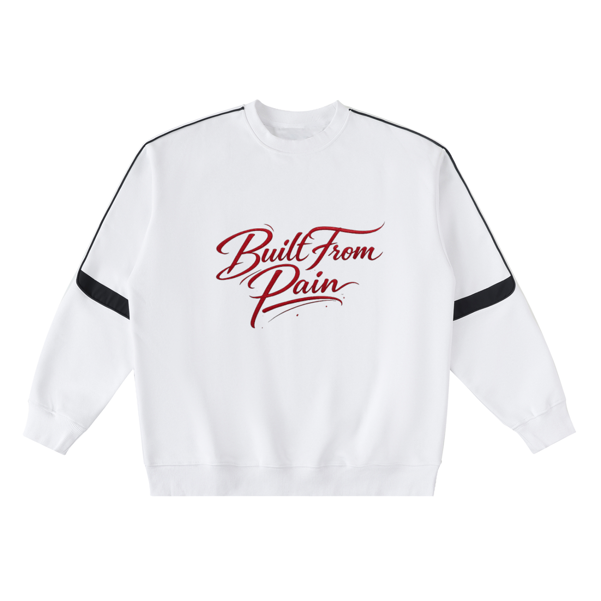 Oversized Crewneck Taped Sweatshirt