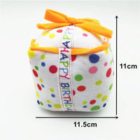 Cute Dog Birthday Cake Plush Toy