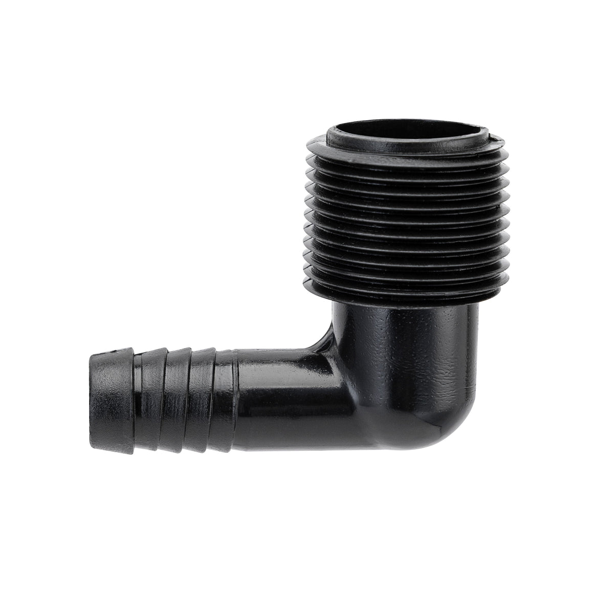 3/4" MPT x 1/2" Barb Riser Flex Pipe Elbow 94360