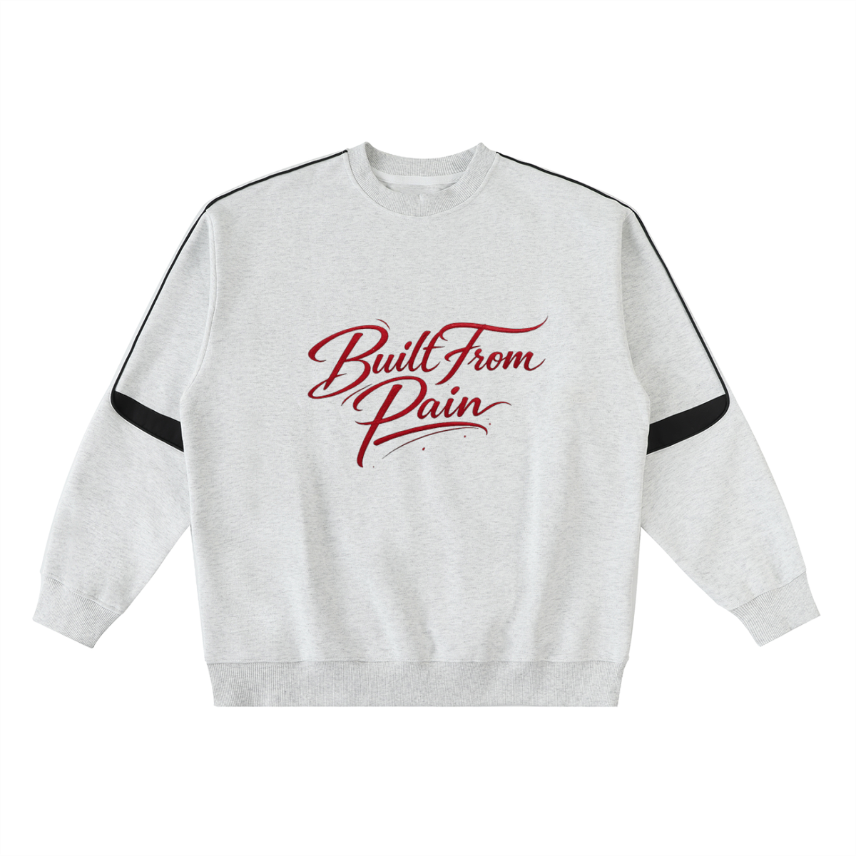 Oversized Crewneck Taped Sweatshirt