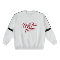 Oversized Crewneck Taped Sweatshirt