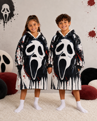 Ghost Face  Blanket Hoodie