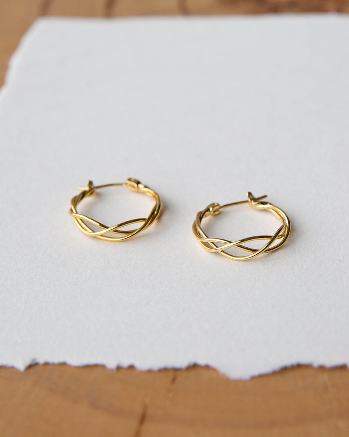 Braided Hoop Earrings