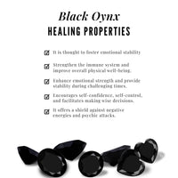 Genuine Black Onyx Hinged Hoop Drop Earrings