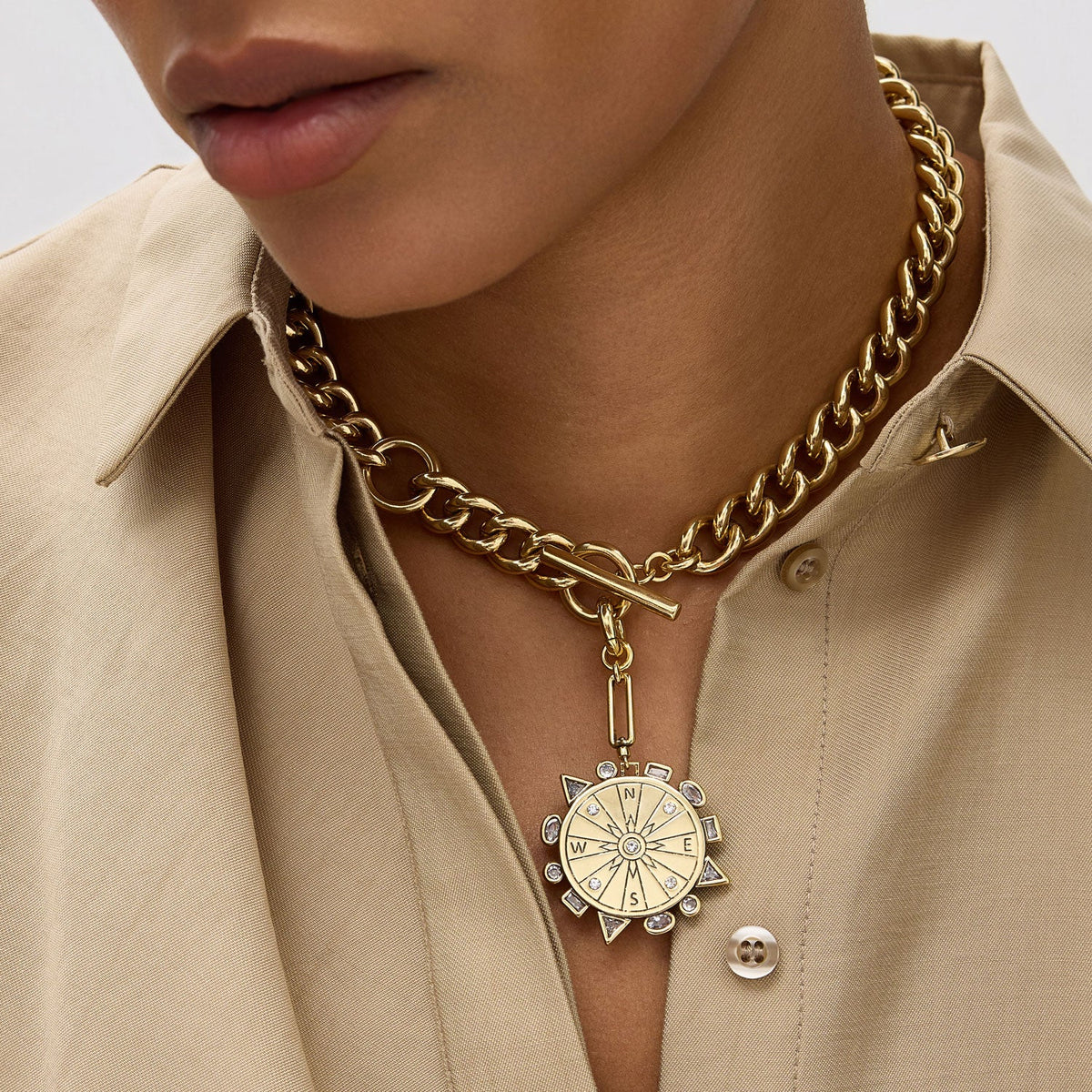 Odyssey Necklace Blue Gold