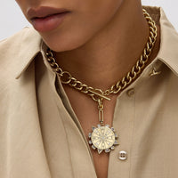 Odyssey Necklace Blue Gold