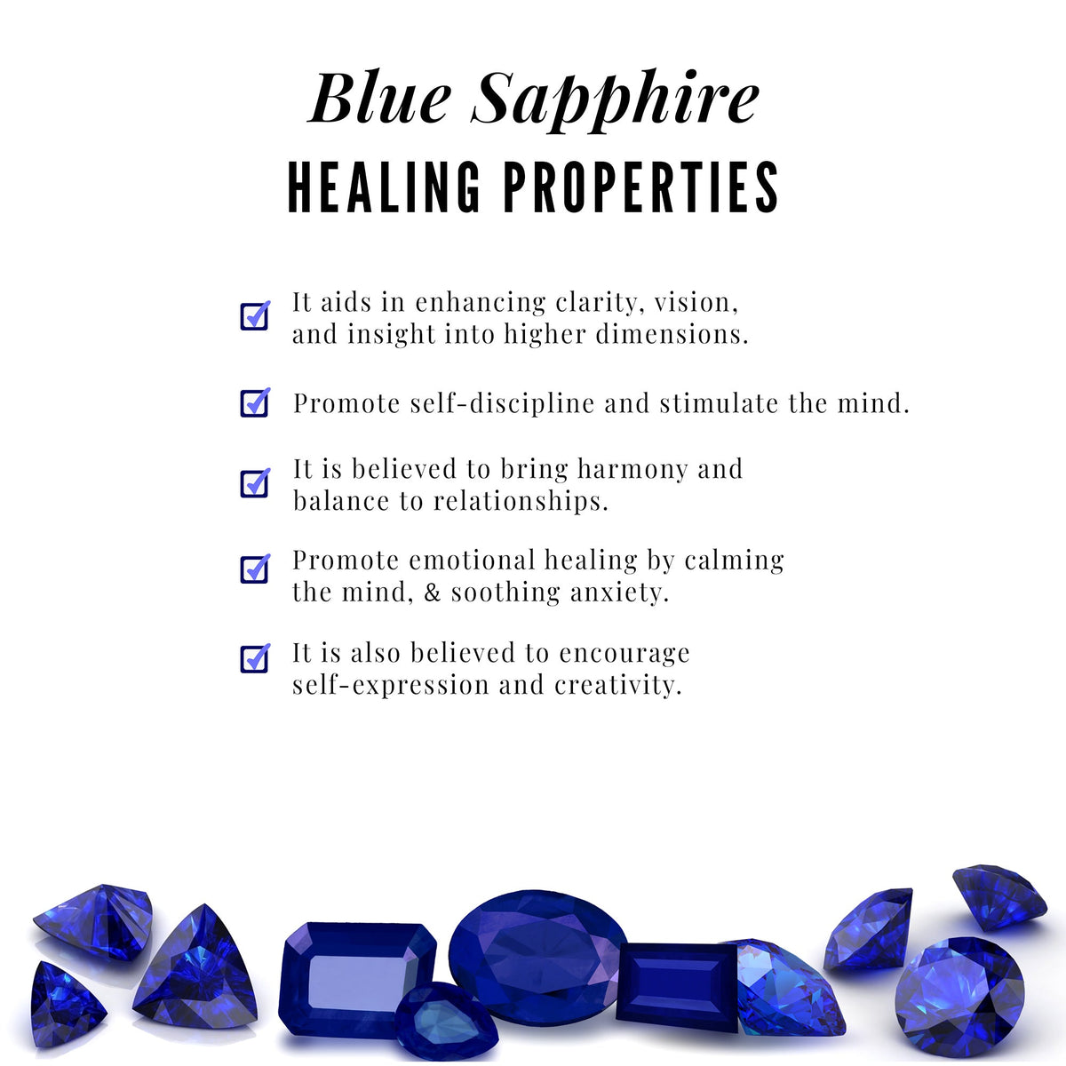 Designer Blue Sapphire Stud Earrings with Diamond