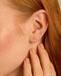 Radiance Baguette Stud Earrings