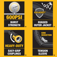 DeWalt 50'x5/8" HD Fabric Hose DXMH3302