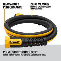 DEWALT 6ft x 5/8 Polyfusion Hose | DXMH3303