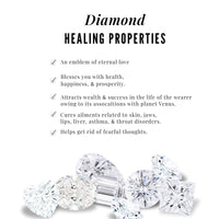 Natural Diamond Butterfly Stud Earrings with Certificate