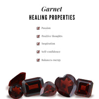 2.3 Carat Natural Garnet Filigree Engagement Ring with Certificate