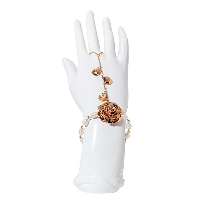 Amour Rose Pearl Hand Chain