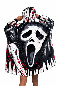 Ghost Face  Blanket Hoodie